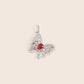 18KN02 18K Solid Gold Butterfly Pendant