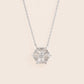 18KN03 18K Solid Gold Frost Necklace