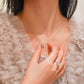 18KN03 18K Solid Gold Frost Necklace