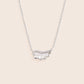 18KN04 18K Solid Gold Wings Necklace