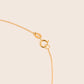 18KN06 18K Solid Gold Annular Necklace