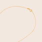 18KN06 18K Solid Gold Annular Necklace