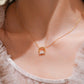 18KN06 18K Solid Gold Annular Necklace