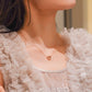 18KN07 18K Solid Gold Lucky Cube Necklace