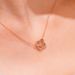 18KN07 18K Solid Gold Lucky Cube Necklace