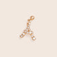 18KN08 18K Solid Rose Gold Alphabet Necklace