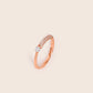 18KR28 18K Solid Gold Diamond Ring