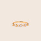 18KR34 18K Solid Gold Diamond Ring