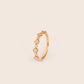18KR34 18K Solid Gold Diamond Ring