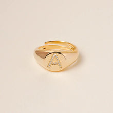 Load image into Gallery viewer, MR01 925 Silver Alphabet Ring
