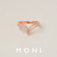 MR1160 925 Silver Chevron Ring
