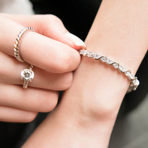 MB016 925 Silver Twist Bracelet