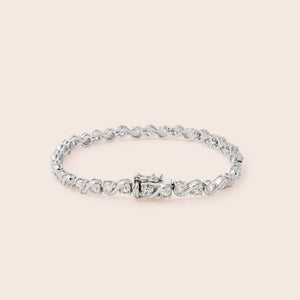 MB016 925 Silver Twist Bracelet