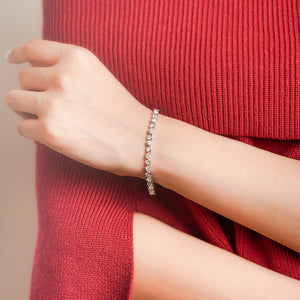 MB016 925 Silver Twist Bracelet