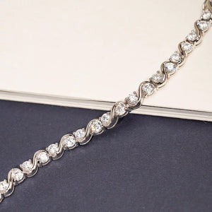 MB016 925 Silver Twist Bracelet