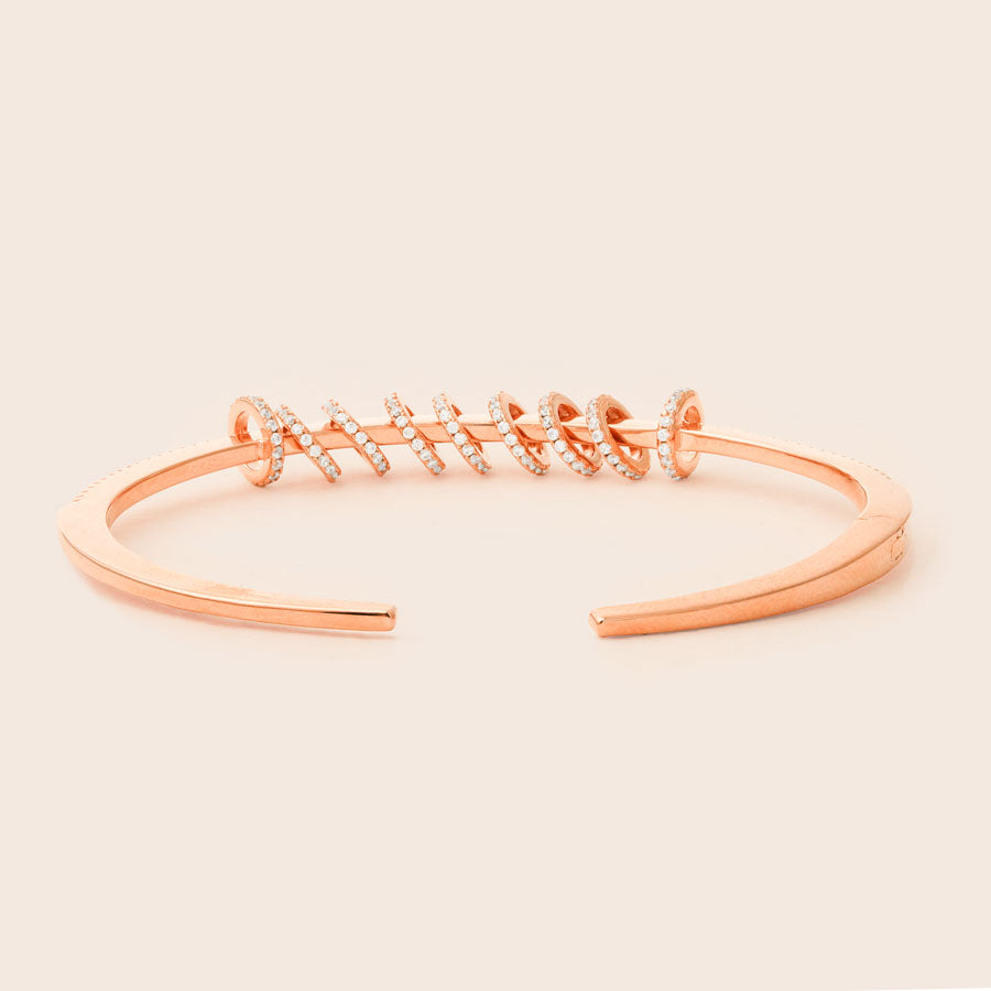 印章 印材 手鐲 MB035 925純銀簡約開口手鐲– Moni Jewellery