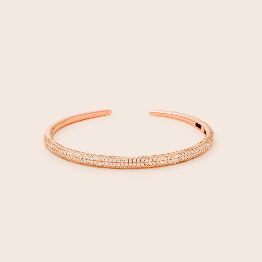 MB038 925 Silver Pearl Bangle – Moni Jewellery