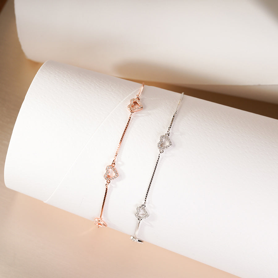 MB044 925 Heart Bracelet