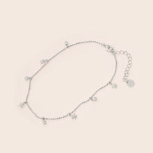 Load image into Gallery viewer, MB071 925 Silver Stardust Anklet
