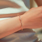 MB077 925 Silver Gleeful Bangle