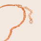 MB087 925 Silver Drift Anklet