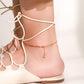 MB087 925 Silver Drift Anklet