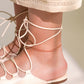 MB087 925 Silver Drift Anklet