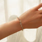 MB103 925 Silver Guardian Bear Pearl Bracelet Set