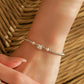 MB103 925 Silver Guardian Bear Pearl Bracelet Set