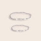 MB103 925 Silver Guardian Bear Pearl Bracelet Set