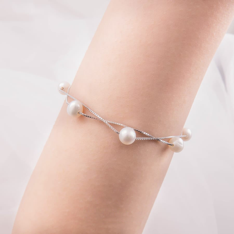 MBP02 925 Pearl Bracelet