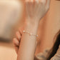 MBP04 925 Silver Pearl RoseGold Bracelet