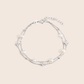 MBP06 925 Silver Melody Pearl Bracelet
