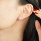 ME048 925 Silver Flower Earrings