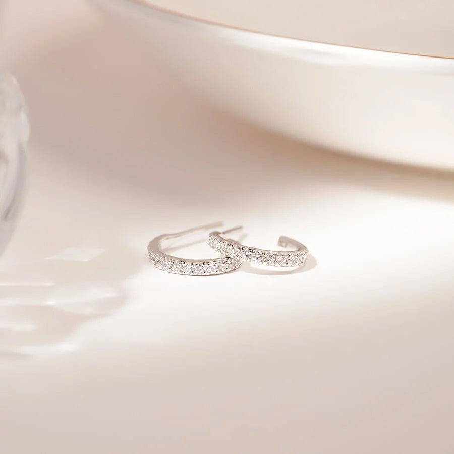 ME517 925 Hoop Earrings