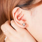 ME521 925 Silver Heart Stud Earrings