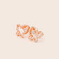 ME525 925 Silver Butterfly Dancing Stone Earrings