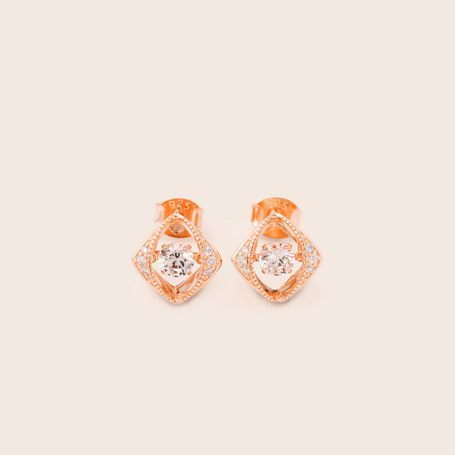 ME530 925 Dancing Stone Earrings