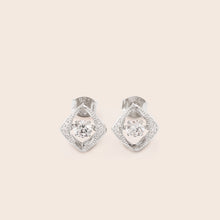 Load image into Gallery viewer, ME530 925 Silver Dancing Stone Earrings
