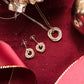 ME533 925 Silver Pretzel Earrings