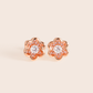 MN070 ME539 925 Silver Sakura Dancing Stone Set