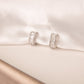 ME547 925 Silver Horseshoe Earrings