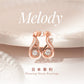 ME558 925 Silver Dancing Stone Earrings