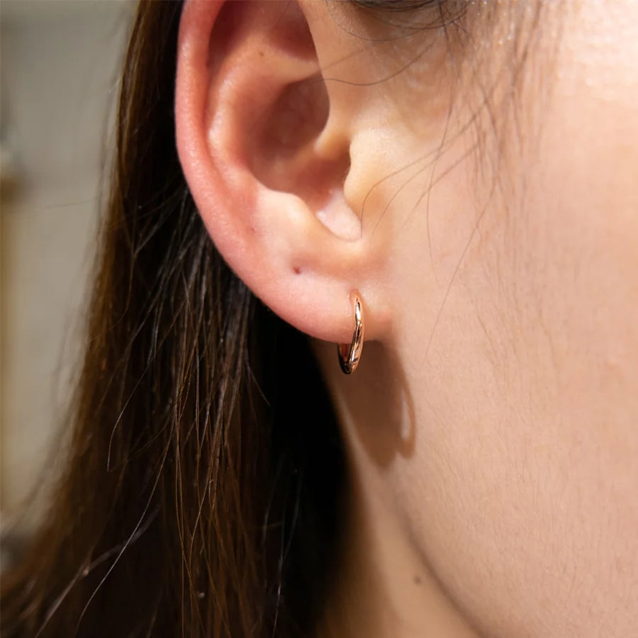 ME563 925 Hoop Earrings