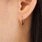 ME564 925 Silver Hoop Earrings
