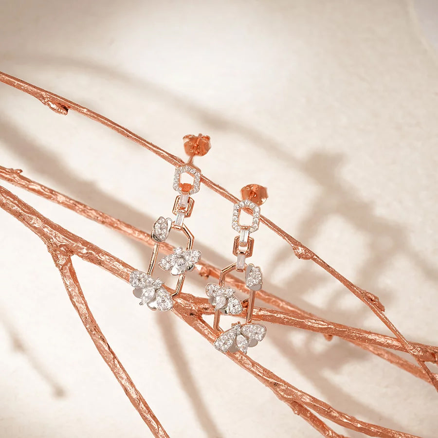 ME573 925 Drop Earrings