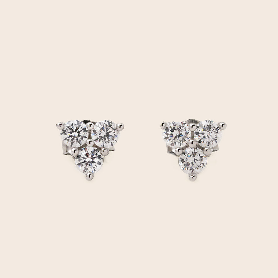 ME581 925 Silver Stud Earrings