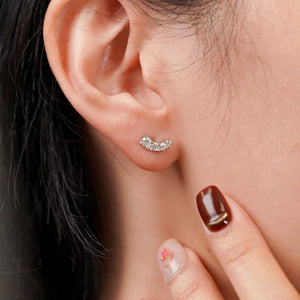 ME582 925 Silver Stud Earrings