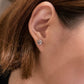 ME610 925 Silver Solitaire Stud Earrings