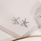 ME623 925 Silver Starfish Earrings